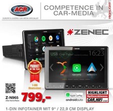 ZENEC Z-N965 Autoradio