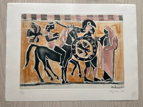 Eduard bargheer handsignierte - eduard,