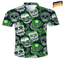 Herren Hawaii Hemd Kurzarm 3D