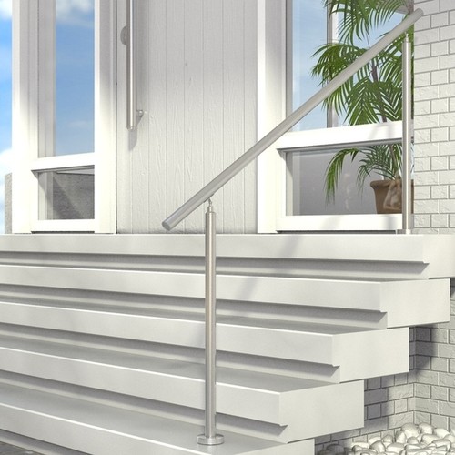 Edelstahl treppen balkon - treppen,