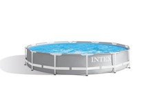 B-Ware! INTEX Prism Frame Pool Ø 366 x 76 Gartenpool Swimming Pool Familienpool