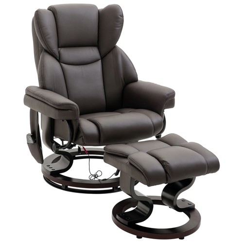 Massagesessel mit fußhocker - massagesessel,