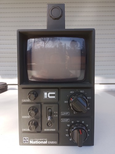 Tragbarer fernseher national - fernseher,