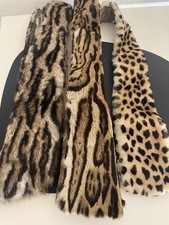 3x Pelzschals Vintage Echtpelz 60er 70er Jahre Pelzkragen