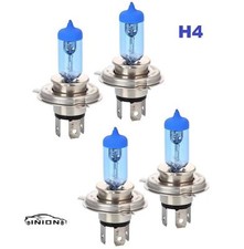 4x H4 12v 55w XENON WEISS