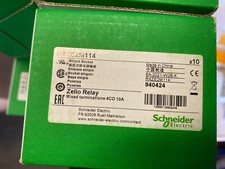 10X RXZE2M114 Relaissockel, Baureihe RXM, DIN-Schiene, Schraubanschluss, 14 Pins