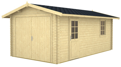 Holzgarage garage iso - garage,