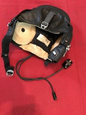 SOWJETISCH RUSSISCH MiG Pilot Leder Helm Mütze UdSSR Original 1985