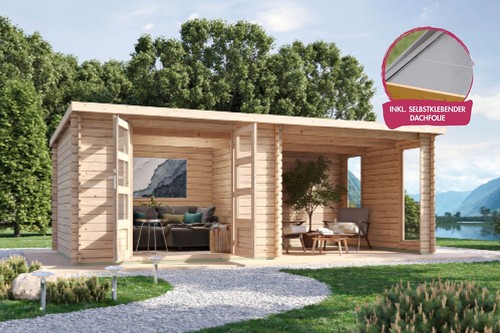Gartenhaus holz 28mm - holz, anbau