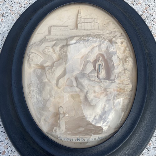 Meerschaum relief maria - meerschaum,
