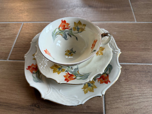 Vintage florale sammeltasse - florale,