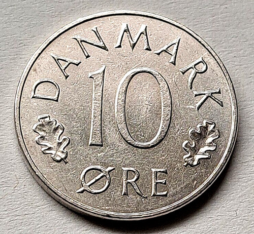 Dänemark öre 1975 - 10,