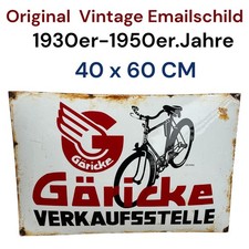 Original Vintage Antik Schild