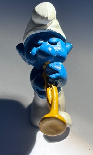 Schlumpf trompetenspieler - schlumpf,