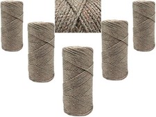 5x  Makramee  Garn 2-3mm Breit
