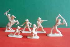 6 alte Margarinefiguren der