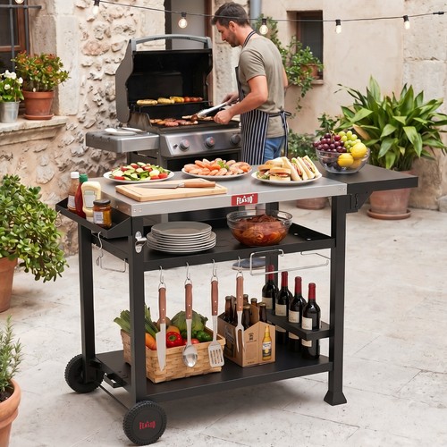 Outdoor grillwagen etagen - outdoor,