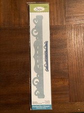 Sizzix Sizzlits Die Stanzform Decorative Strip Swirly Back
