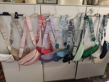 schöne vegane Kunstleder Beltbag Bauchtasche Crossover  NEU