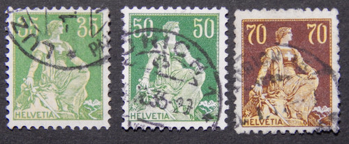 Schweiz 1908 sitzende - schweiz, "sitzende