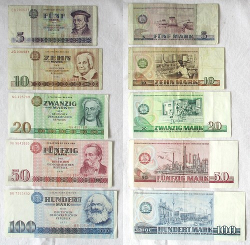 Banknoten bis 100 mark - banknoten, 5