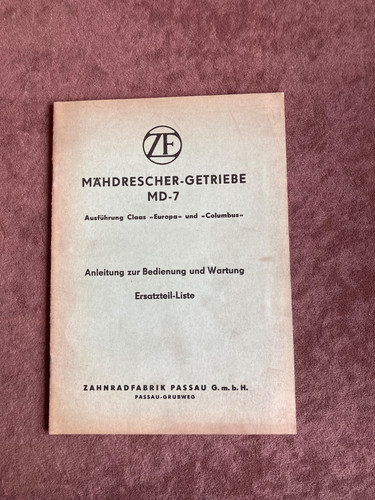 Bedienungsanweisung 7 - bedienungsanweisung, zf
