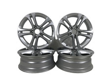 4 x Alu Felge 5 Speichen 6,5J x17 ET 44 5x112 silbern  Mercedes A B GLB GLA CLA
