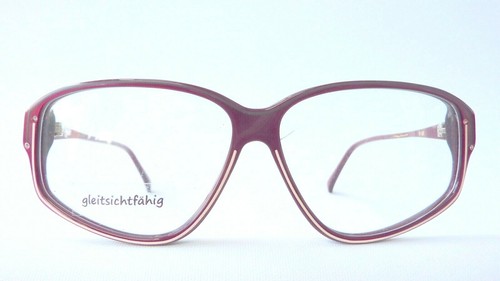Rote große damenbrille - rote, xl