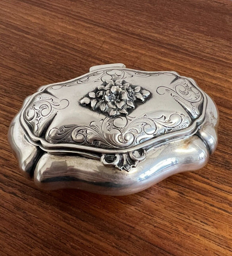 Schmuckdose schatulle silber - schmuckdose,