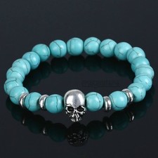 8mm kugel armband türkis - 8mm,