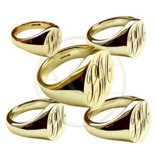 Neu 9ct Gelbgold Monogramm