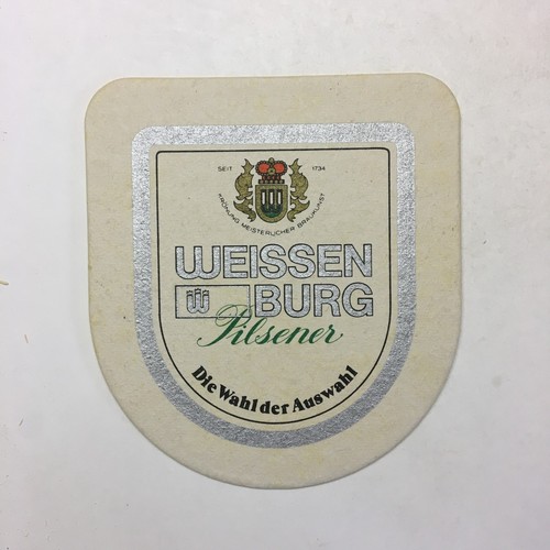 Bierdeckel weissenburger - bierdeckel, "weissenburger