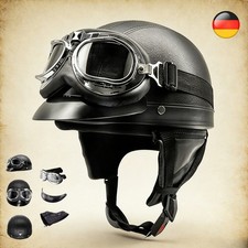 Retro Motorradhelm Jethelm