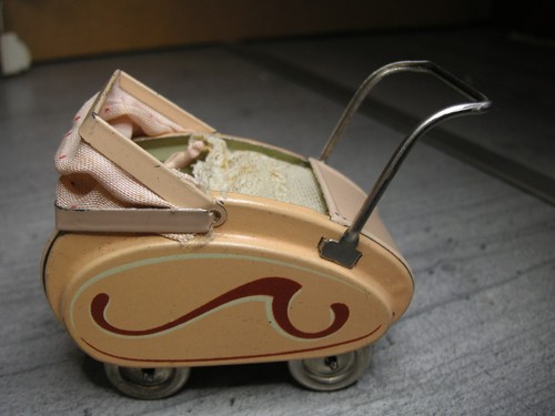 Alter göso puppenwagen blech - alter,