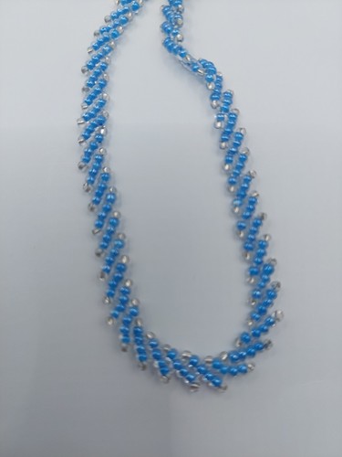 Halskette blau lang - lang,, 5