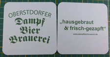 neuer Bierdeckel Oberstdorfer Dampfbierbrauerei