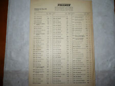 Vollmer Preisliste H0+N 60ger/70ger Jahre -gut- Schnäppchen-