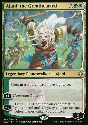 Ajani the greathearted - ~, war
