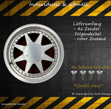 Zender Deckel passend für Zender gecleant flach 4xNabendeckel  Styling 16-17