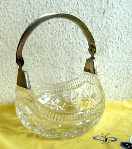 Vintage bleikristallschale - vintage,