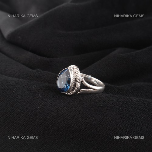 Sterlingsilber ring solitaire - ring,