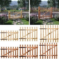 Haselnussholz Zauntor