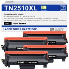mit Chip TN-2510XL Toner TN2510 XL kompatibel zu Brother HL-L2400DWE MFC-L2835DW