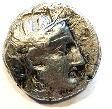 Sehr schöne Tetradrachme Attica Athen cira 286 - 267 BC Version Eule