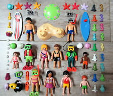 Playmobil Strand | Urlaub | Sandburg | Surfer | Taucher | Meerestiere auswählen