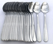 10  Ess Löffel ca. 18 cm Hotel Menü Besteck Bistro Party Suppenlöffel Esslöffel