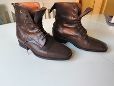 Sergio Grasso Reitstiefeletten Leder coffee brown Gr. 42 kaum benutzt