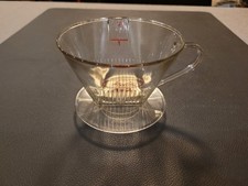 Kaffeefilterhalter Melitta 1x2 Made in Germany 1 Loch Klarsicht durchsichtig