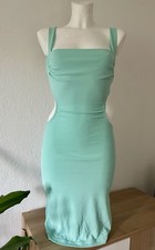 Sexy Sommerkleid Minikleid Rückenfrei mit Ausschnitt Mintgrün Gr. S/M