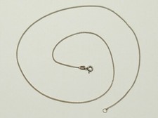 Flachpanzer Kette 46 cm 835 Silber Halskette